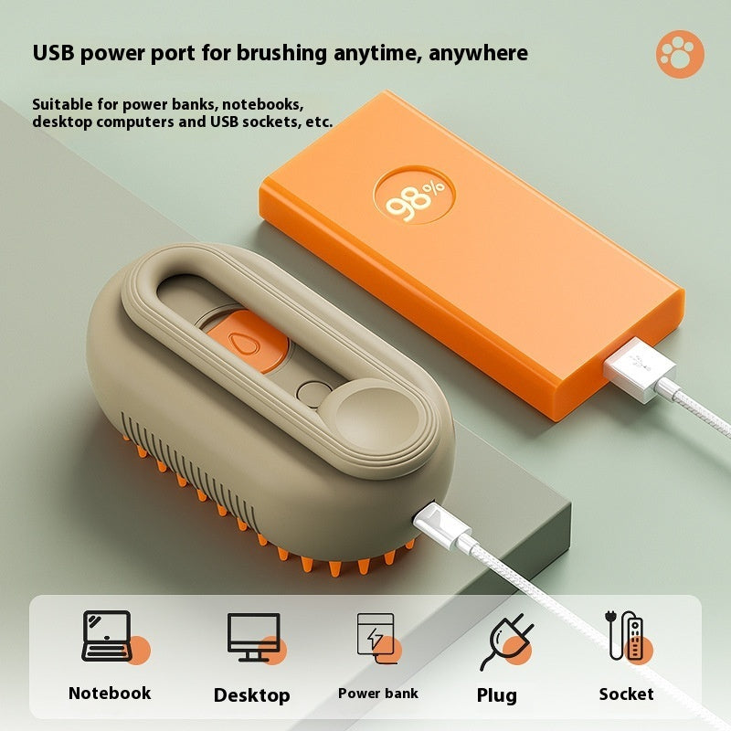 Self-Cleaning Pet Grooming Brush