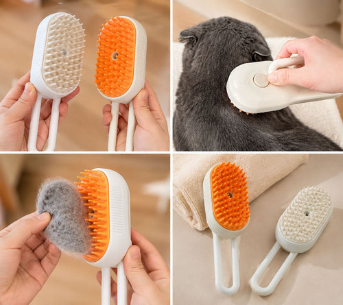 Self-Cleaning Pet Grooming Brush