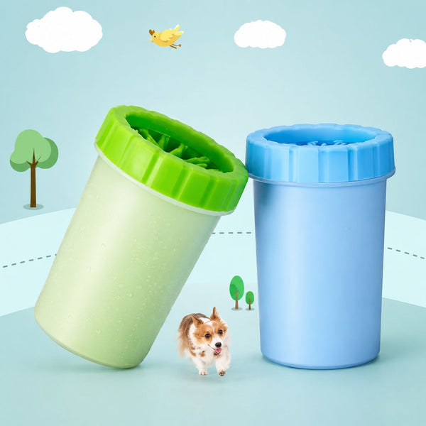 Pet Paw Cleaning Wash Brush Cup