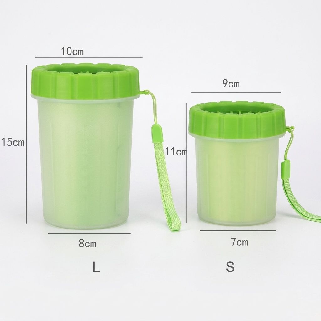 Pet Paw Cleaning Wash Brush Cup