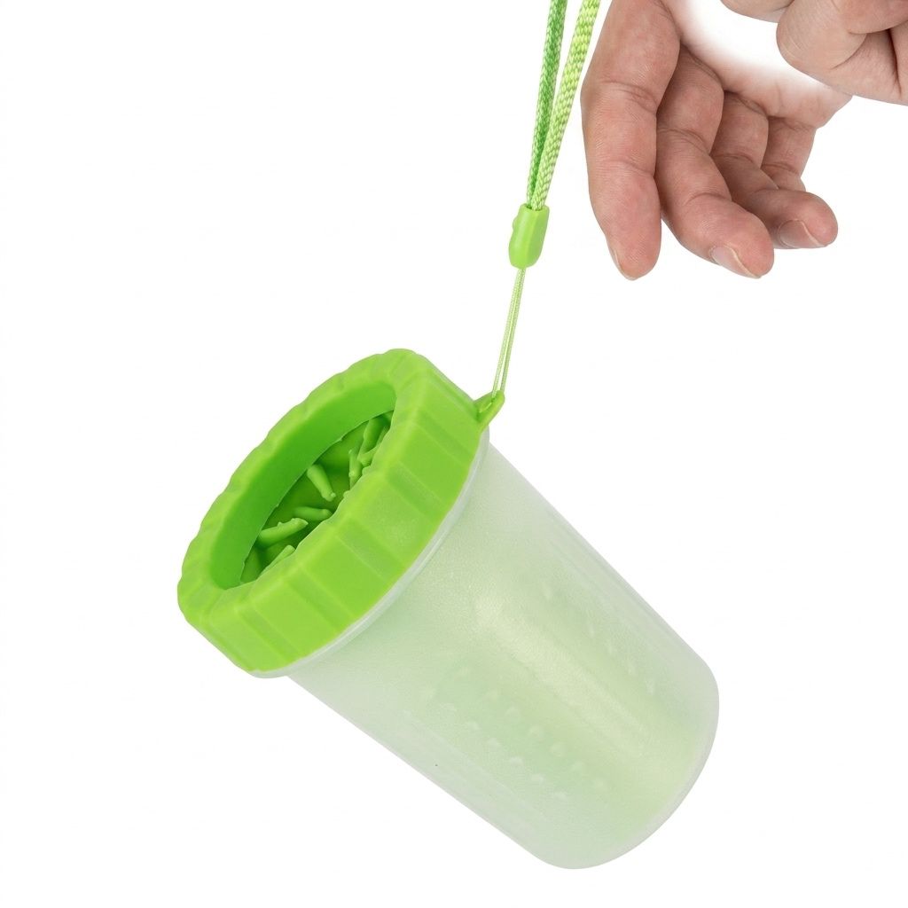 Pet Paw Cleaning Wash Brush Cup