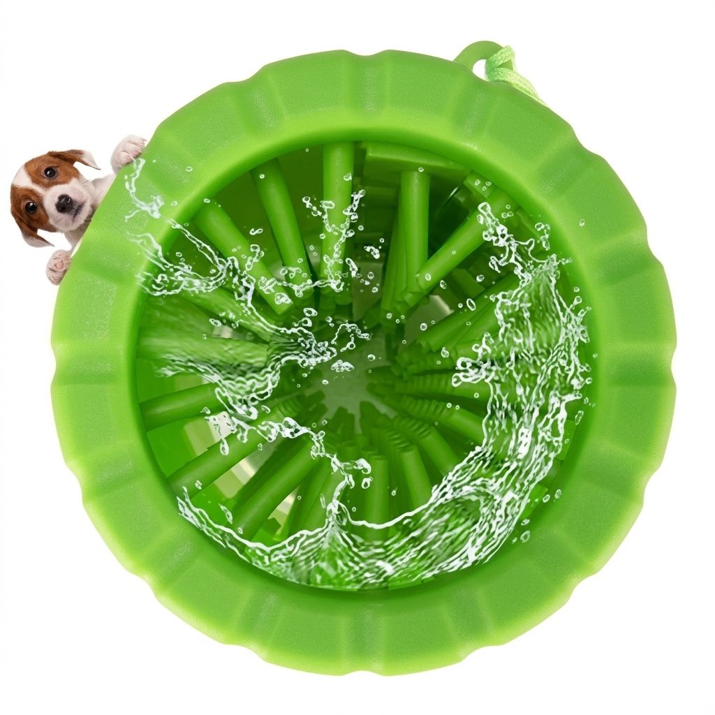 Pet Paw Cleaning Wash Brush Cup